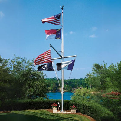 Marine Aluminum Flagpole - Liberty Flag & Specialty