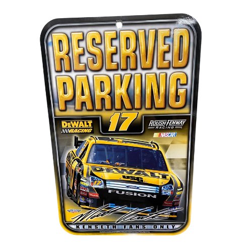 Matt Kenseth Reserved Parking Sign - Liberty Flag & Specialty