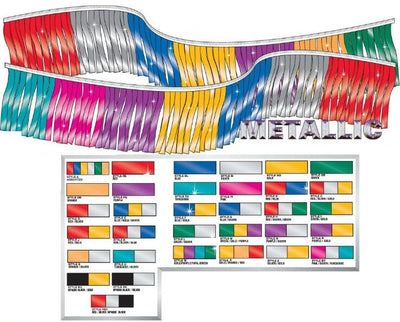 Metallic Hula Pennants - Liberty Flag & Specialty