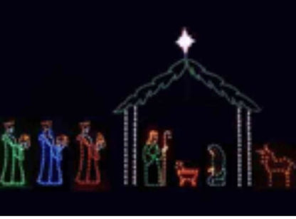 Nativity Spectacular 8 Piece - Liberty Flag & Specialty