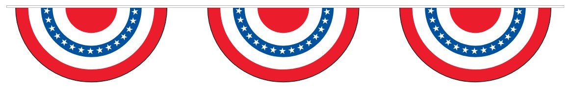 Patriotic Fan Strings - Liberty Flag & Specialty