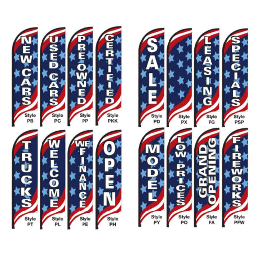 Patriotic Feather Flags 11' - Liberty Flag & Specialty