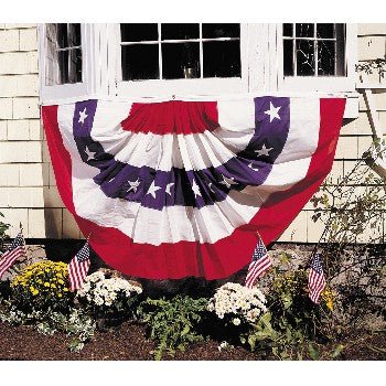 Patriotic Full Pleated Fan - Liberty Flag & Specialty