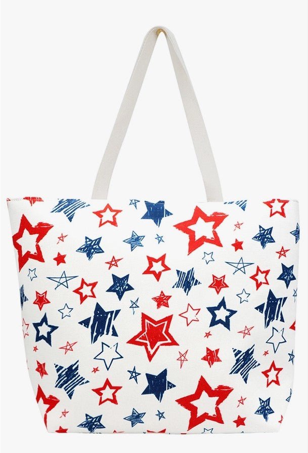 Patriotic USA Stars Tote - Liberty Flag & Specialty