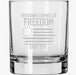 Patriotic Whiskey Glass - Liberty Flag & Specialty
