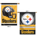 Pittsburgh Steelers Double-Sided Banner - Liberty Flag & Specialty