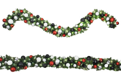 Pre-Decorated 9' Garland Swag - Liberty Flag & Specialty