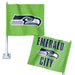 Seattle Seahawks Car Flag - Liberty Flag & Specialty