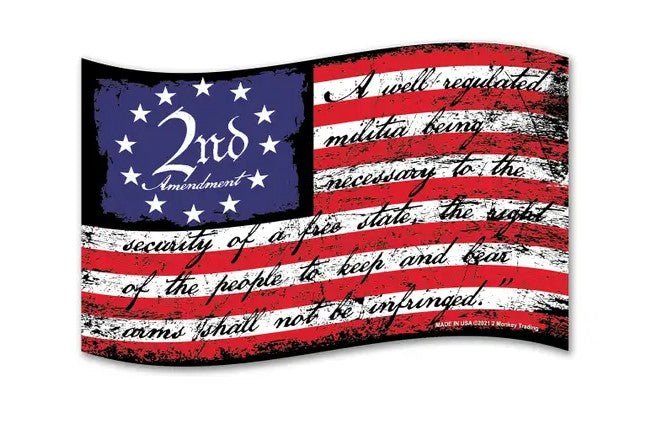 Second Amendment Flag Decal - Liberty Flag & Specialty