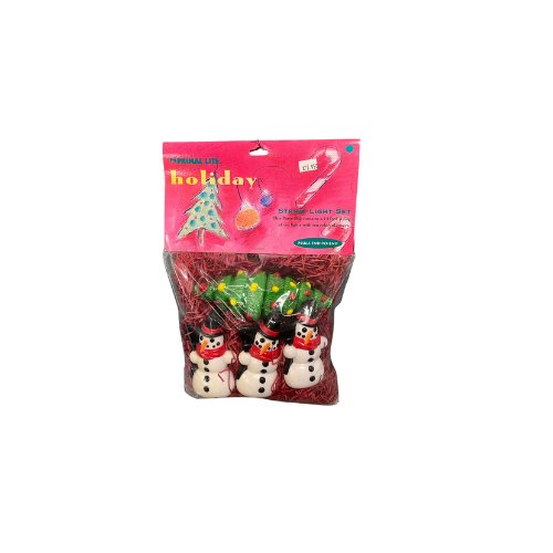 Snowman and Trees Indoor Light Set - Liberty Flag & Specialty