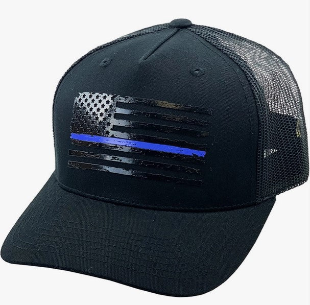Thin Blue Line USA Flag Hat - Liberty Flag & Specialty