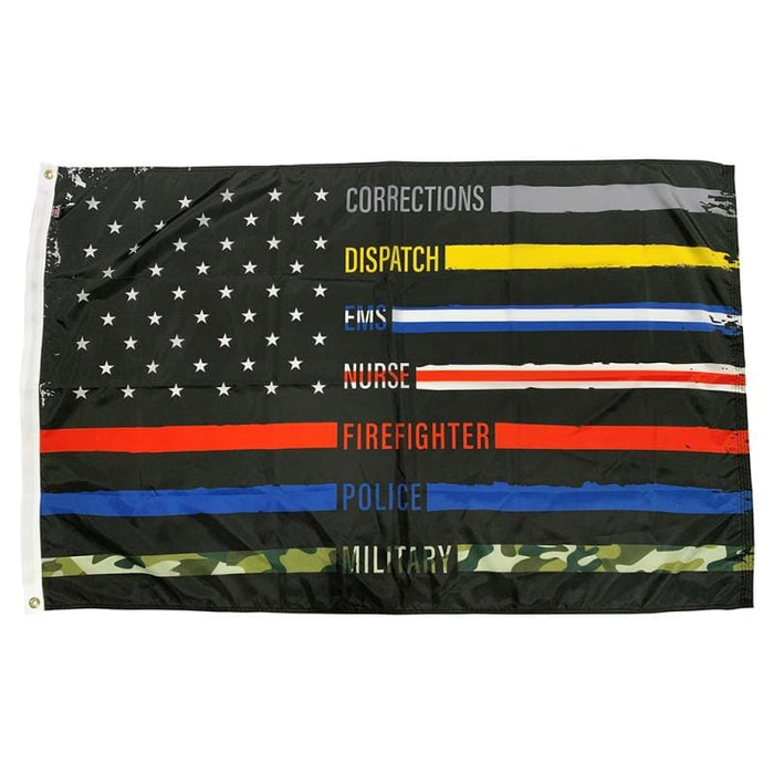 US First Responder Thin Line Flag - Liberty Flag & Specialty
