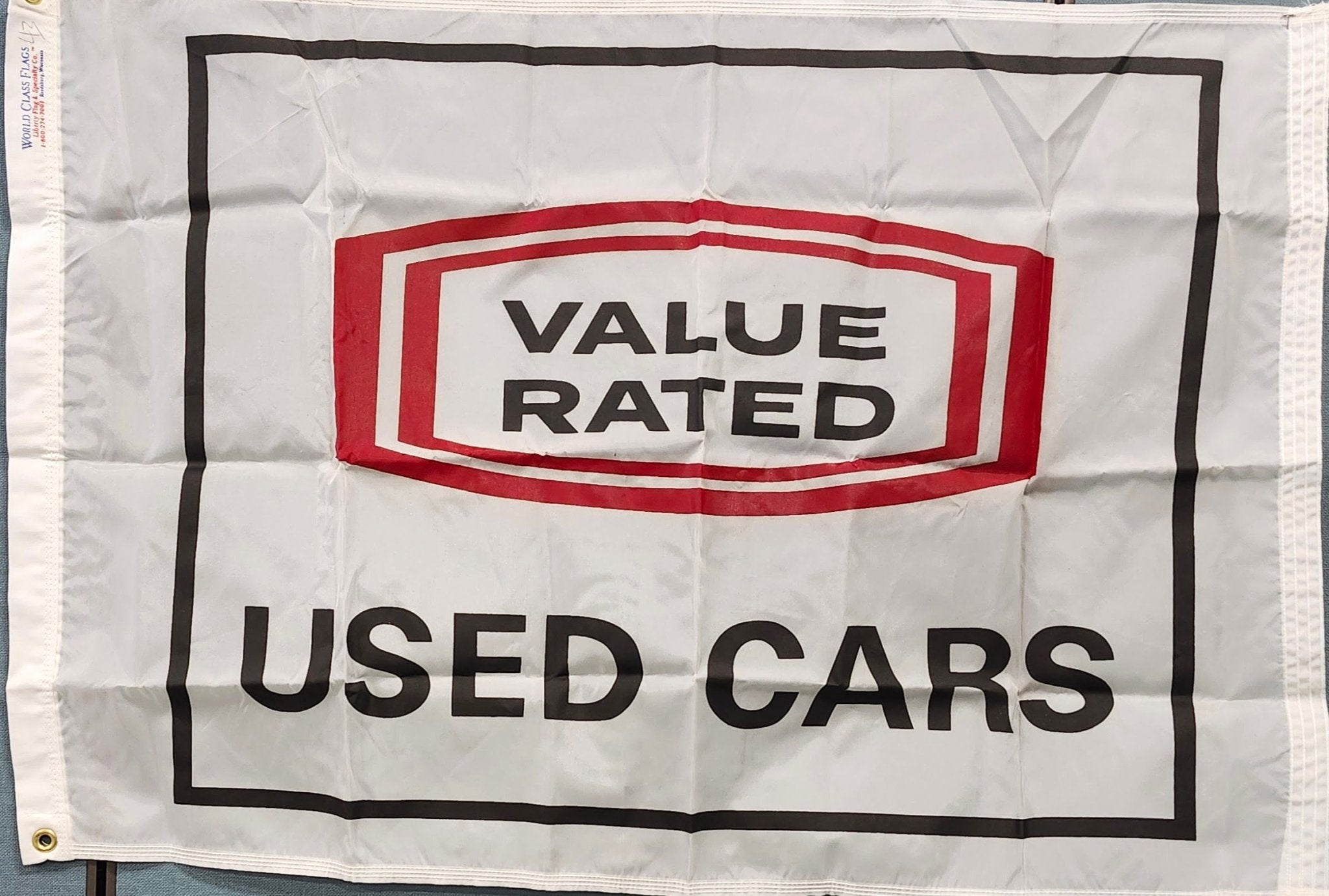 Value Rated Used Cars 2.5'x3.5' - Liberty Flag & Specialty