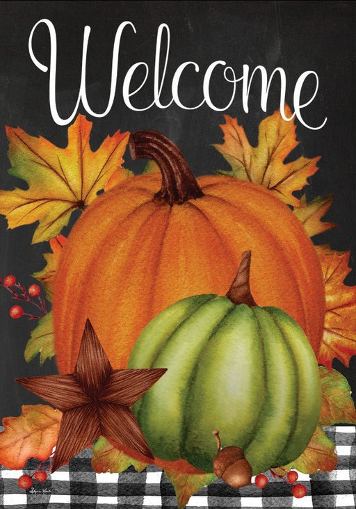 Welcome Pumpkins House Banner - Liberty Flag & Specialty