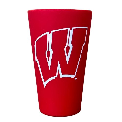 Wisconsin Badgers Silicone Pint Glass - Liberty Flag & Specialty